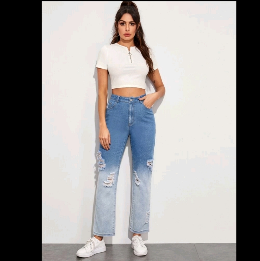 Mom Jeans - Two tones